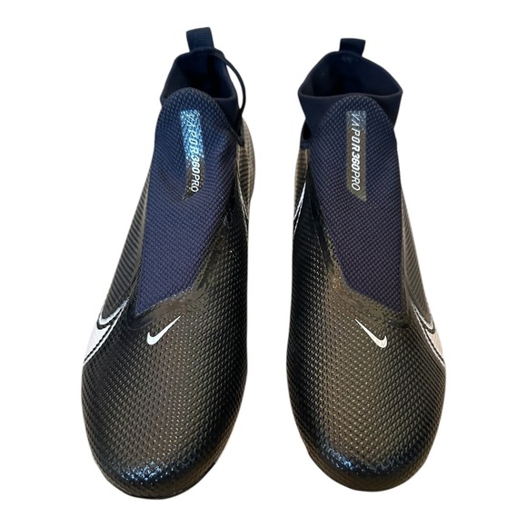 Nike Vapor 360 Pro Football Cleats Men's SZ 13 Laceless Black White NWOT‎ - Picture 1 of 7